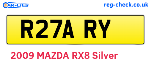 R27ARY are the vehicle registration plates.
