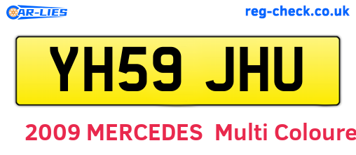 YH59JHU are the vehicle registration plates.