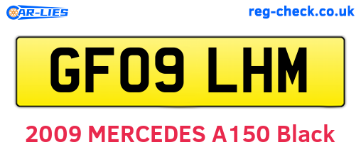GF09LHM are the vehicle registration plates.