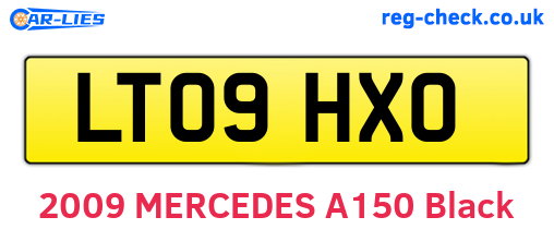 LT09HXO are the vehicle registration plates.