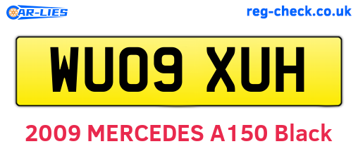 WU09XUH are the vehicle registration plates.