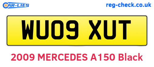WU09XUT are the vehicle registration plates.