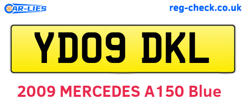 YD09DKL are the vehicle registration plates.