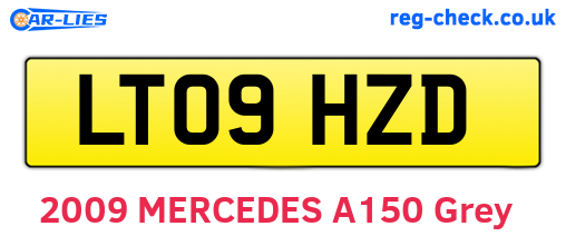 LT09HZD are the vehicle registration plates.