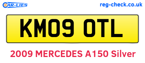 KM09OTL are the vehicle registration plates.