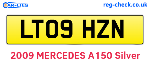 LT09HZN are the vehicle registration plates.