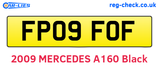 FP09FOF are the vehicle registration plates.
