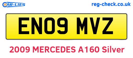 EN09MVZ are the vehicle registration plates.