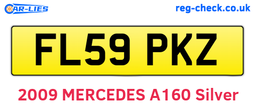 FL59PKZ are the vehicle registration plates.