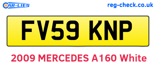 FV59KNP are the vehicle registration plates.