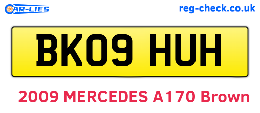 BK09HUH are the vehicle registration plates.