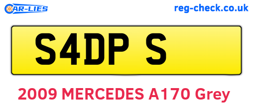 S4DPS are the vehicle registration plates.