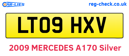LT09HXV are the vehicle registration plates.