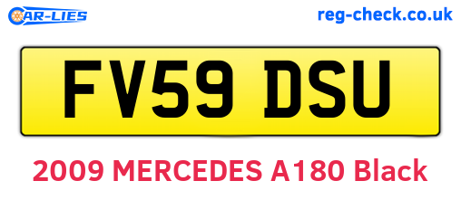 FV59DSU are the vehicle registration plates.