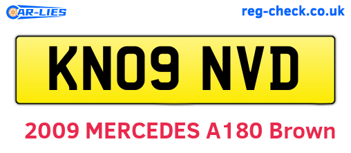 KN09NVD are the vehicle registration plates.