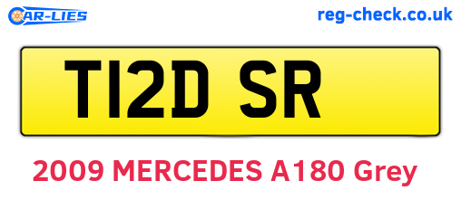 T12DSR are the vehicle registration plates.