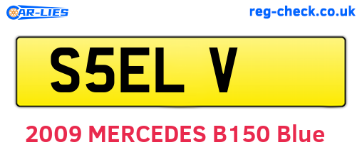 S5ELV are the vehicle registration plates.