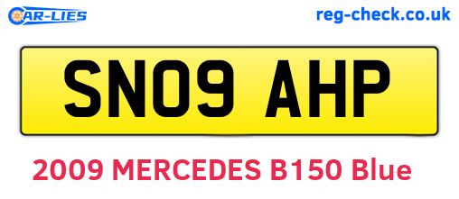 SN09AHP are the vehicle registration plates.