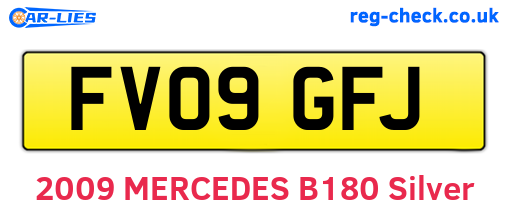 FV09GFJ are the vehicle registration plates.
