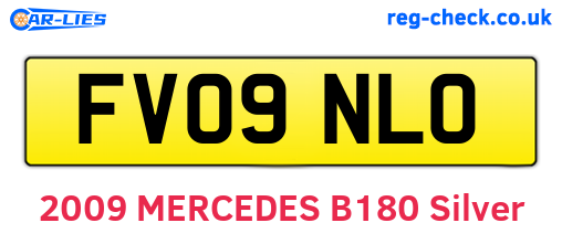 FV09NLO are the vehicle registration plates.