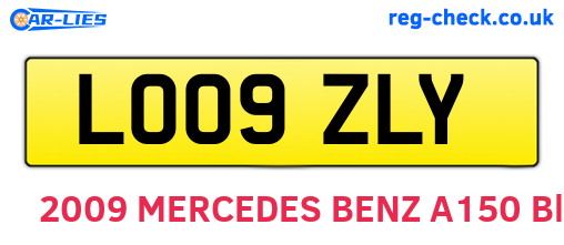 LO09ZLY are the vehicle registration plates.