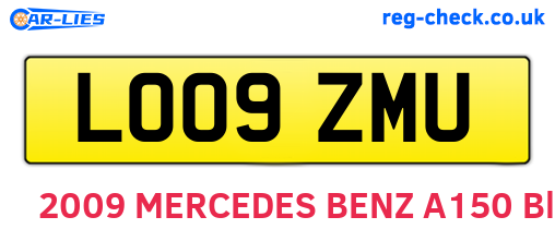 LO09ZMU are the vehicle registration plates.