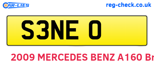 S3NEO are the vehicle registration plates.
