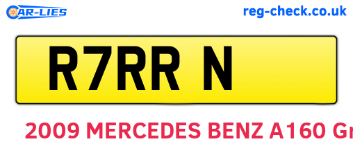 R7RRN are the vehicle registration plates.