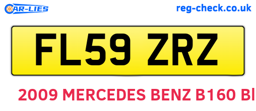 FL59ZRZ are the vehicle registration plates.