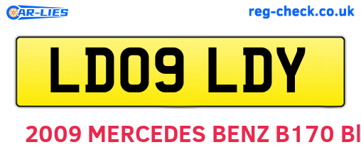 LD09LDY are the vehicle registration plates.
