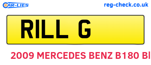 R1LLG are the vehicle registration plates.