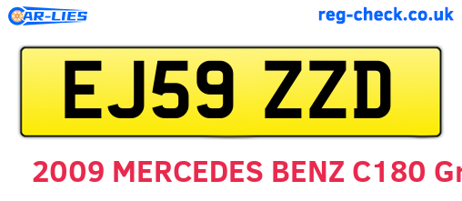 EJ59ZZD are the vehicle registration plates.
