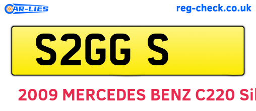 S2GGS are the vehicle registration plates.