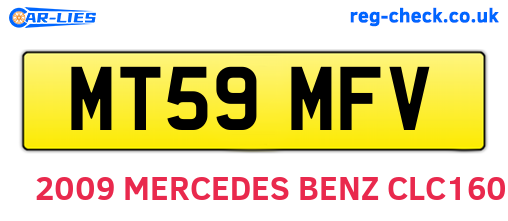 MT59MFV are the vehicle registration plates.