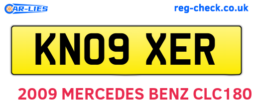 KN09XER are the vehicle registration plates.