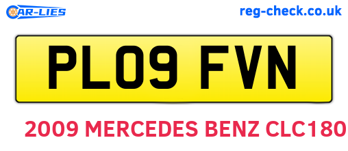 PL09FVN are the vehicle registration plates.