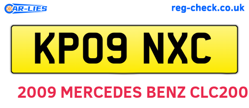 KP09NXC are the vehicle registration plates.