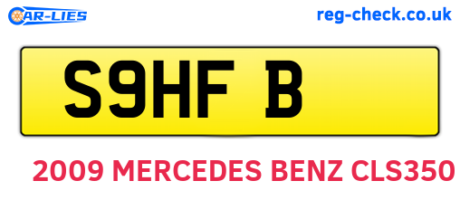 S9HFB are the vehicle registration plates.