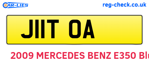 J11TOA are the vehicle registration plates.