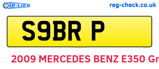 S9BRP are the vehicle registration plates.
