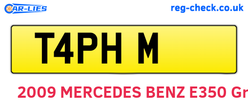 T4PHM are the vehicle registration plates.