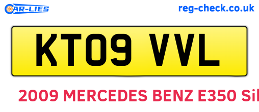 KT09VVL are the vehicle registration plates.