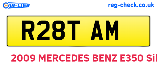 R28TAM are the vehicle registration plates.