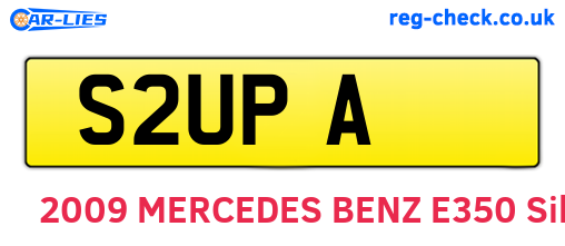 S2UPA are the vehicle registration plates.