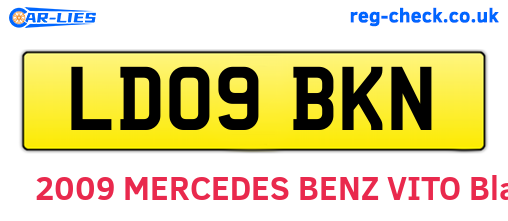 LD09BKN are the vehicle registration plates.