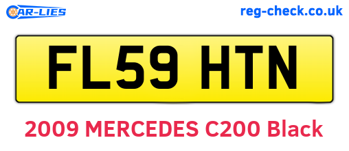 FL59HTN are the vehicle registration plates.