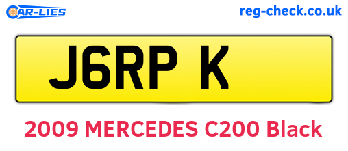 J6RPK are the vehicle registration plates.
