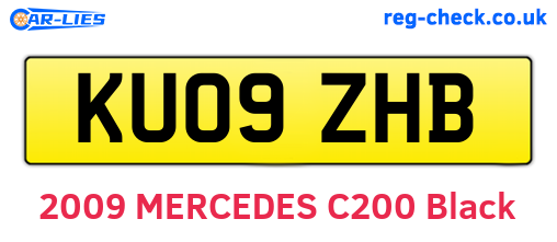 KU09ZHB are the vehicle registration plates.