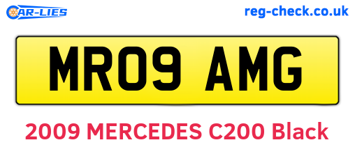 MR09AMG are the vehicle registration plates.