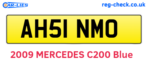 AH51NMO are the vehicle registration plates.